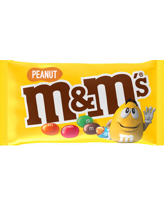 M&M S PEANUTS SINGLE 45GR