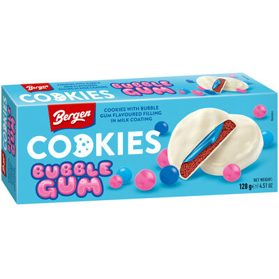 bergen cookies bubble gum 128g