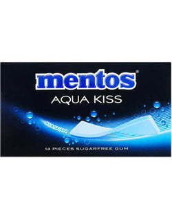 MENTOS GUM AQUA KISS ALASKAN FRESH MINT 14P