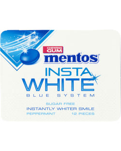 MENTOS GUM BLISTER INSTA WHITE BLISTER 12P