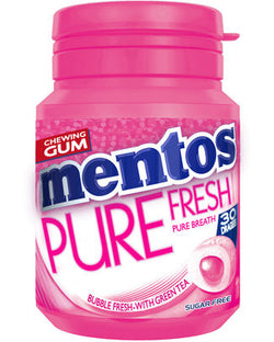 MENTOS GUM PURE FRESH BUBBLEFRESH BOTTLE 30P