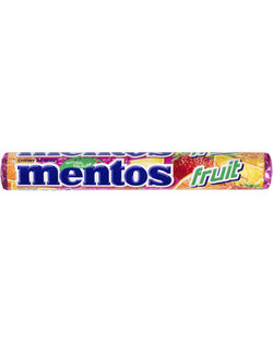 MENTOS FRUIT SINGLE 38GR