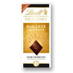 Tablette EXCELLENCE Pailleté Gaufrette 100g