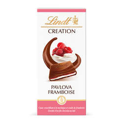 Tablette Lindt Création Pavlova Framboise - Le Meilleur Patissier 150g