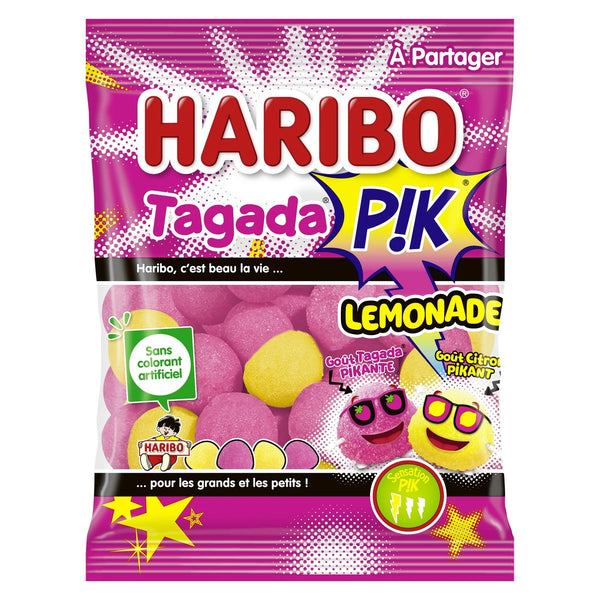 Bonbons Tagada Pik lemonade HARIBO, sachet 180g