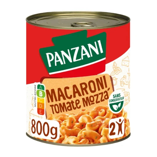 Macaroni et tomates mozzarella PANZANI 800g