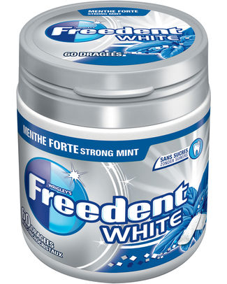 FREEDENT BOX WHITE STRONG