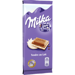 Milka Tablette chocolat au lait Tendre au lait 100g