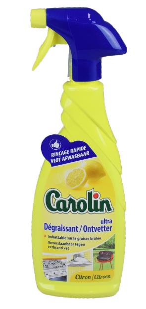 Carolin Spray - 650ml - dégraissant - citron
