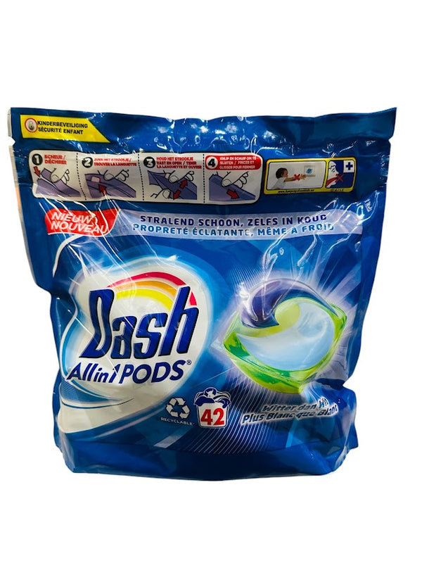 Dash Pods Allin1 - 42sc/1058.4gr - plus blanc que blanc