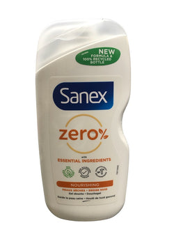 Sanex Gel douche - 400ml - Zéro - Nourrissant