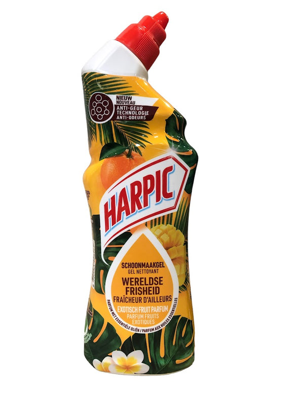 Harpic Wc gel - 750ml - fraîcheur d'ailleurs - parfum fruits exotiques