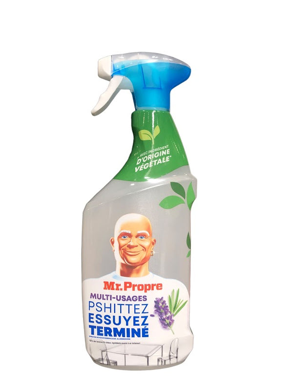 Mr Proper Spray - 800ml - flash propreté - parfum naturel - lavender & rosemary