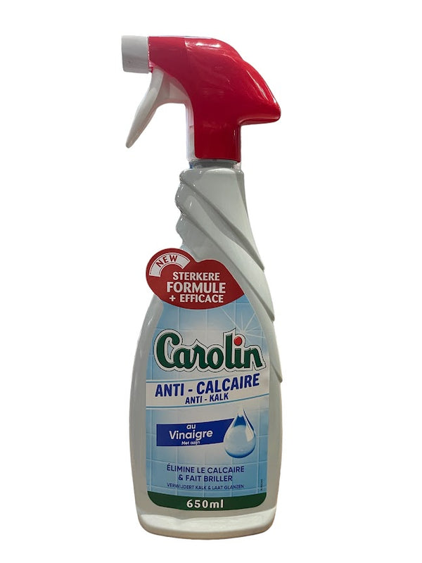 Carolin Spray - 650ml - anti-calcium - salle de bain