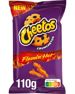 (19/10/24)LAY S CHEETOS CRUNCHETOS FLAMIN HOT CHIPS 110GR