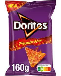 (14/09) DORITOS FLAMIN HOT NACHO CHEESE 160GR