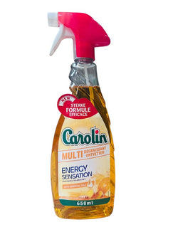 Carolin Spray - 650ml - dégraissant - sensation d'énergie - yuzu & gingembre