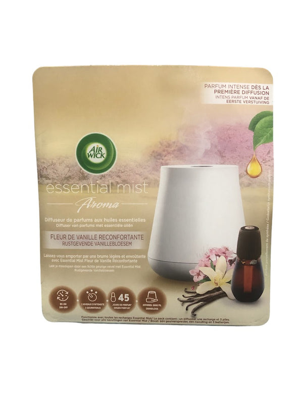 Airwick Essential mist - starterkit - fleur de vanille reconfortante