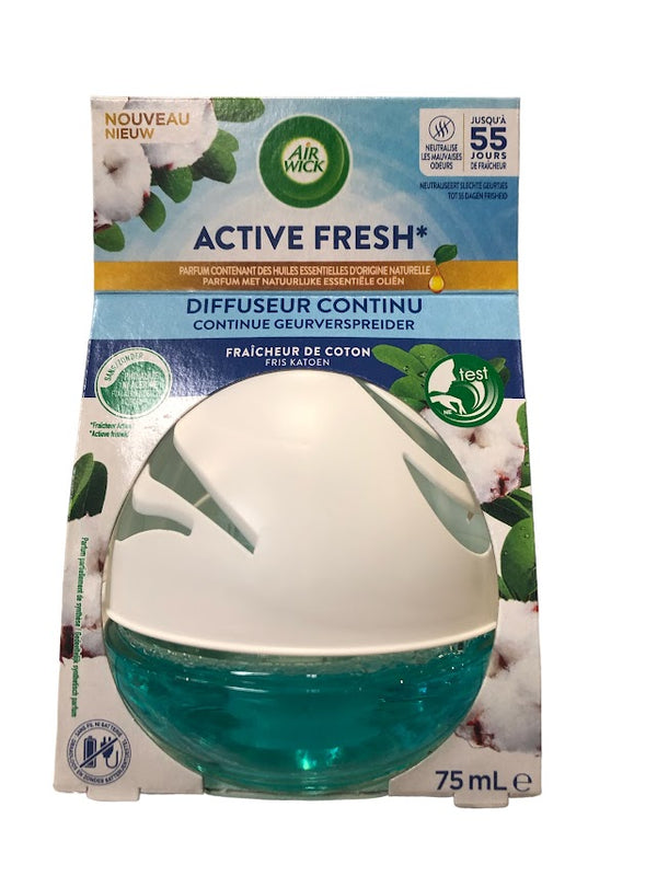 Airwick Deco sphere - 75ml - coton frais
