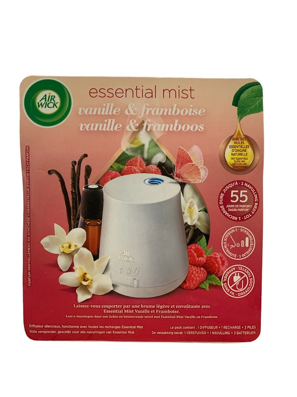 Airwick Essential mist - starterkit - vanille & framboise