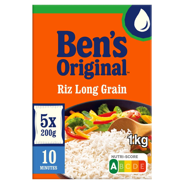 Riz Long grain Ben's original Sachet cuisson 10mn - 1kg