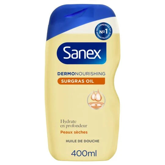 Gel douche Sanex Surgras huile - 400ml