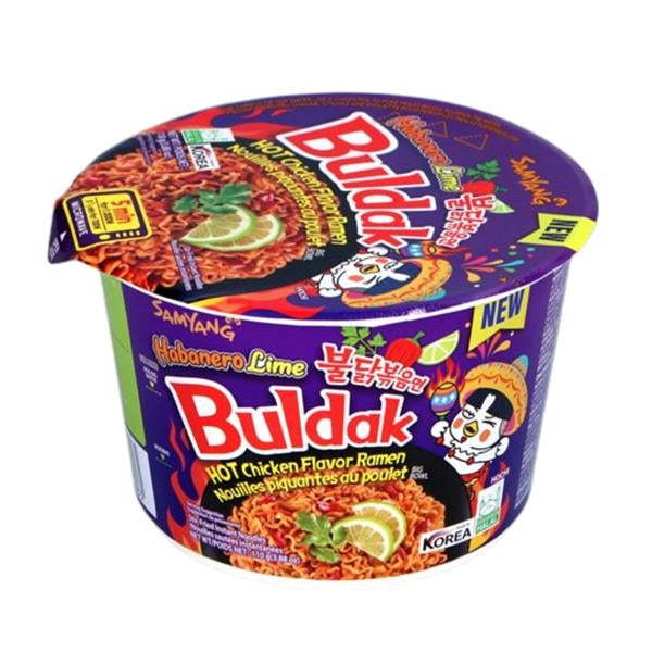 Samyang bowl buldak noodle habanero lime 110 gr