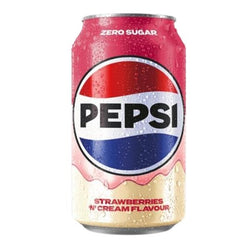 Pepsi Strawberry cream soda zero 330 ml