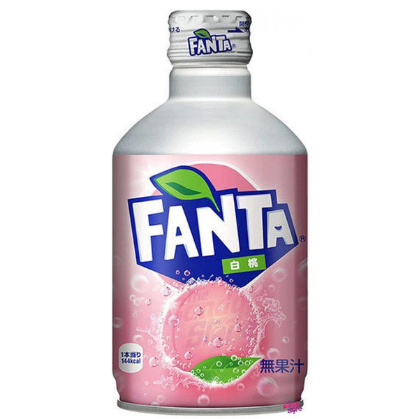 Fanta Japan Alluminium Bottle White Peach 300 ml