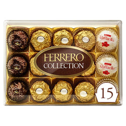 Chocolat Ferrero collection Boite de 15 pièces - 172g