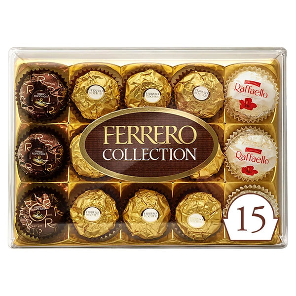 Chocolat Ferrero collection Boite de 15 pièces - 172g