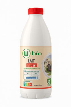 U BIO Lait UHT biologique entier 1L