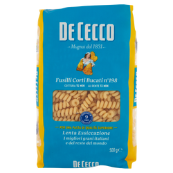 DE CECCO FUSILLI CORTI BUCATI N°198 500 GR