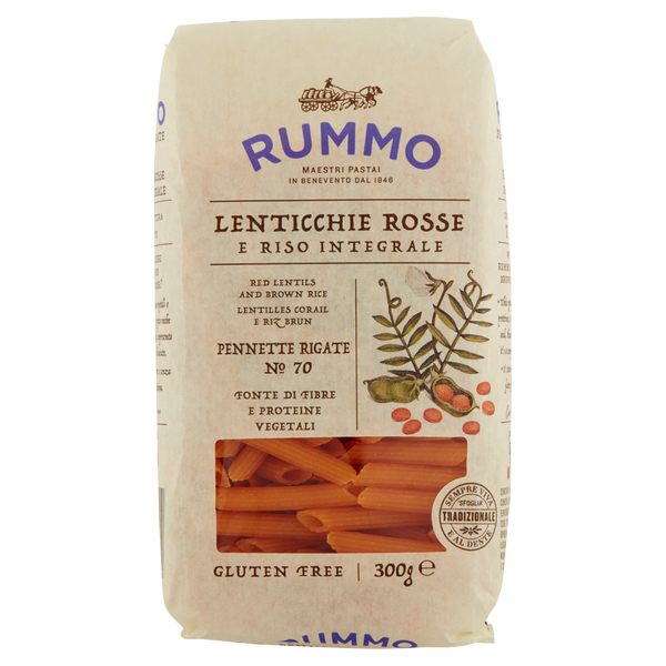 RUMMO PENNETTE ALLE LENTICCHIE N.70 300 GR