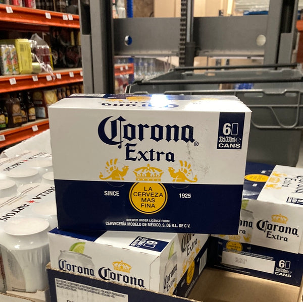 CORONA canettes Extra 4,5% 6x33cl