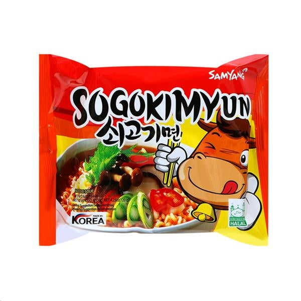 Samyang Ramen Beef Sogokimyun 120 gr