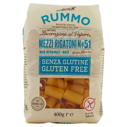 RUMMO MEZZI RIGATONI SENZA GLUTINE 400 GR