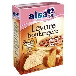 Levure boulangère Alsa Briochin - x5 - 27.5g