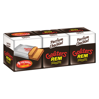 Biscuits Goûters REM Chocolat - 3x125g