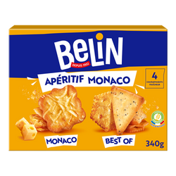 Biscuits apéritifs crackers Monaco BELIN - Paquet de 340g