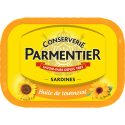 Sardines huile de tournesol PARMENTIER - 135g