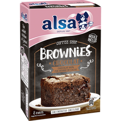 Préparation brownies ALSA paquet 305G