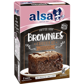 Préparation brownies ALSA paquet 305G