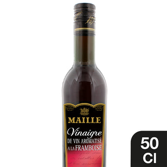 Vinaigre de vin rouge à la framboise MAILLE, 50cl