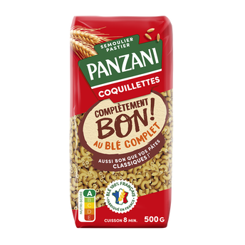 Pâtes COQUILLETTES Complètement Bon ! PANZANI - 500g