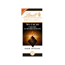 Tablette EXCELLENCE Noir 70% Cacao Caramel Beurre Demi-Sel 100g