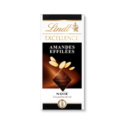 (31/12/24) Tablette EXCELLENCE Noir Amandes Effilées 100g