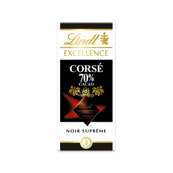 Tablette EXCELLENCE Noir 70% Corsé 100g