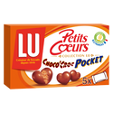 Biscuits au chocolat au lait Choco Croc petits coeurs LU - Paquet de 180g