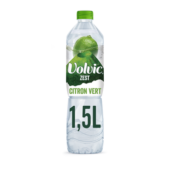 Eau minérale aromatisée citron vert VOLVIC ZEST - 1,5l